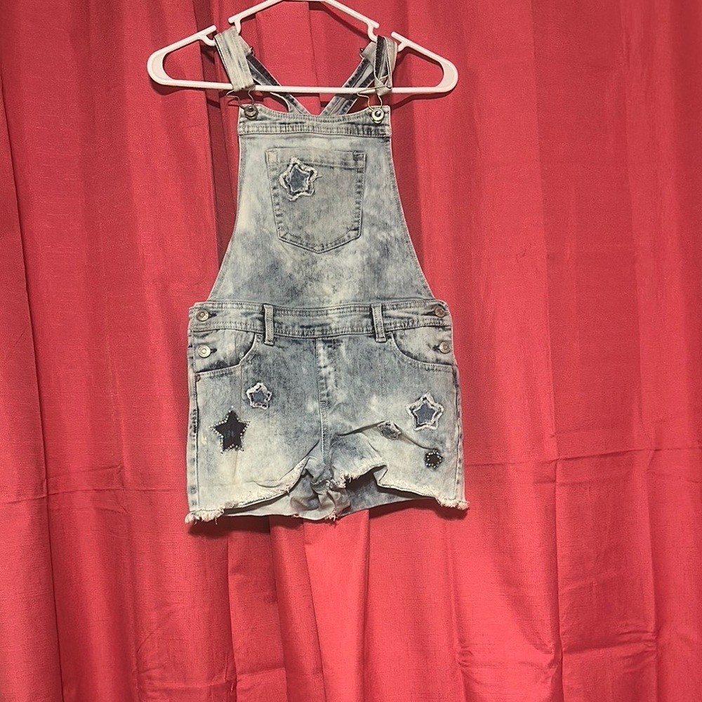 Jordache Kids Denim Bodysuit with Star Accents